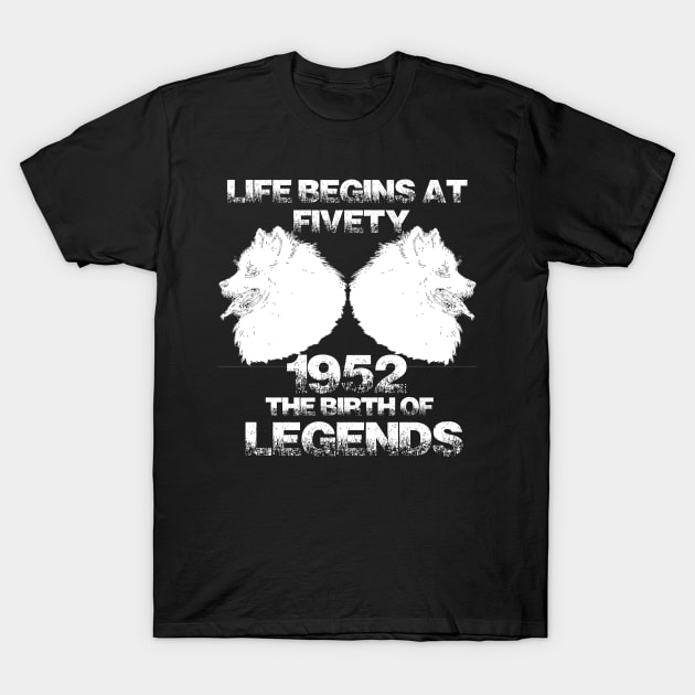 life begins at fivety T-Shirt by chyarasalsa